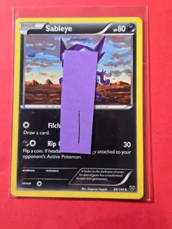 2014 Pokemon XY #68 Sableye, UC, NF/H, cd1 - Image 3
