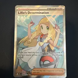 Pokemon TCG Lillie's Determination Full Art Mega Evolution 169/132 NM English - Image 1