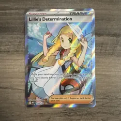 Pokemon TCG Lillie's Determination 169/132 Me01: Mega Evolution Holo NM - Image 1