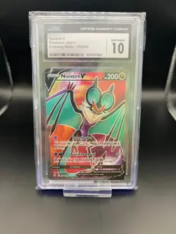 Pokemon Noivern V Holo #117 Ultra Rare Evolving Skies 2021 - CGC 10 Gem Mint - Image 1
