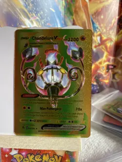 Chandelier VMax Multi Coloured Foil ??Fan Art??Pokemon Inspired Card NM - Image 1