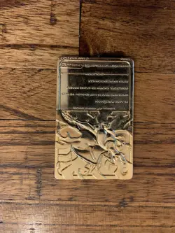 1999 Nintendo “Flame” Pokemon 23k Plated Gold Card - Image 3