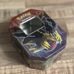 2009 Pokemon Empty Trading Card Giritina Tin Storage RARE Diamond & Pearl Lv. X - Image 1