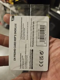 Pokemon Journey Together Hop's Snorlax GameStop Promo Stamped Card #117 Sealed - Image 3