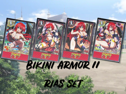Rias Gremory Bikini Armor Set High School DxD Collectible Waifu Anime Cards - Image 1