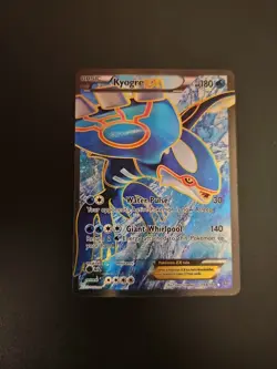 Pokemon TCG Kyogre EX Holo Full Art Primal Clash 148/160 Ultra Rare Card - Image 1