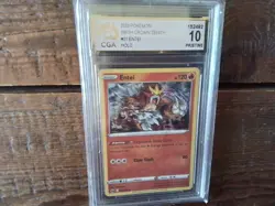 Pokemon vmax gold secret graded art entei sr ar alt 021/159 vstar gx ex Card b12 - Image 1