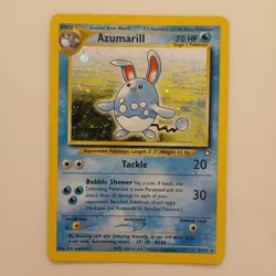 Pokemon card Azumarill 2/111 Neo Genesis Holo Rare NM - Image 1