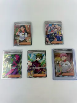 Pokemon TCG Prismatic Evolution Full Art Trainer Lot 5 Cards NM 133 134 138 141 - Image 1