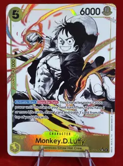 Bandai One Piece Card ST13-015 Monkey D Luffy Parallel M/NM Holo - Image 1