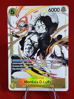 Bandai One Piece Card ST13-015 Monkey D Luffy Parallel M/NM Holo - Image 3
