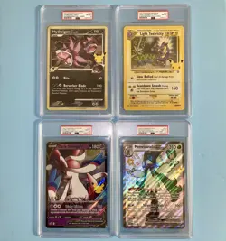 Lot of 4 Jumbo Pokemon Cards ALL PSA 8 Hydreigon Light Toxtricity Dark Sylveon - Image 1