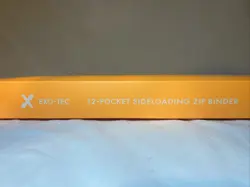 Vault X 12 Pocket Exo-Tec Zip Binder Neon Orange 480 Cards IN HAND SHIPS NOW - Image 4