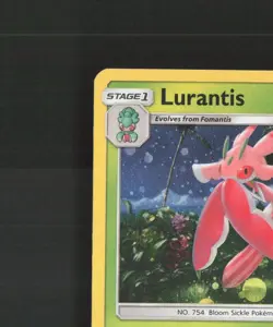 Lurantis SM25 Sun & Moon Black Star Promo Cosmos Holo Pokemon Card MP - Image 3