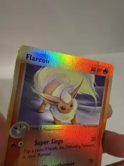 Flareon 5/100 Sandstorm E-READER Vintage Reverse Holo Pokemon Card 034 - Image 4