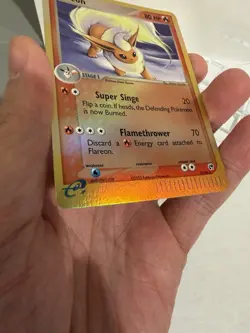 Flareon 5/100 Sandstorm E-READER Vintage Reverse Holo Pokemon Card 034 - Image 5