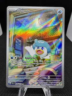 Pokemon TCG Quaxly Scarlet & Violet Paldea Evolved Holo Card 206/193 Mint NM - Image 1