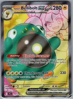 Iono's Bellibolt ex 172/159 SV09: Journey Together - Pokemon Card - NM - Image 1