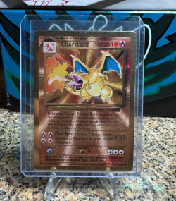 Charizard [Celebrations Metal Card] 004/102 Pokemon Gold Charizard Metal - Image 1