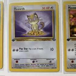 Pokemon Card Lot 1st Edition Cards Non-holo Pikachu Squirtle Meowth Charmander - Image 4