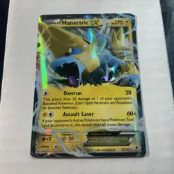 Manectric EX Pokemon Card 23/119 XY Phantom Forces Holo Rare - Image 1