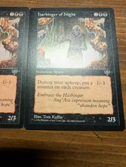 Harbinger of Night Mirage Card Non-Played, Near Mint Condition X2 - Image 3