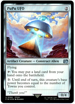 PuPu UFO (Foil) - 0266 - Final Fantasy - MTG - NM/M - Image 1