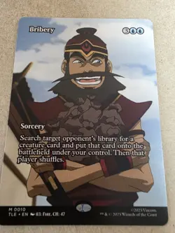 Bribery - #10 Regular (Borderless) Avatar: The Last Airbender - Mtg - Image 1