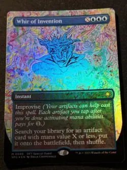 Whir Of Invention - Foil - Borderless - SPG - MTG - EN - NM - 0086 - Image 1