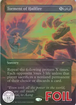MTG Torment of Hailfire (Rainbow) (2287) | NM Foil | Secret Lair Avatar {SLD} - Image 1