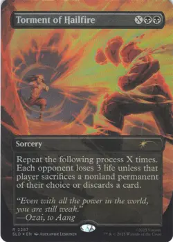 MTG Torment of Hailfire (Rainbow) (2287) | NM Foil | Secret Lair Avatar {SLD} - Image 2