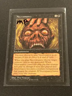 Visions Necromancy MTG Magic the Gathering MP - Image 1