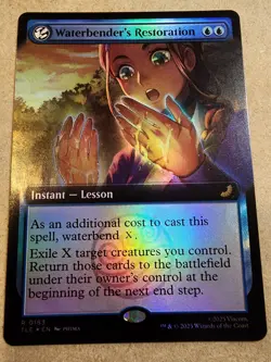 Waterbenders Restoration - #183 Foil Extended Art - Avatar - Mtg - Image 1