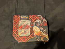 Pokemon TCG: Paldean Fates Tin - Shiny Charizard EX - Image 1
