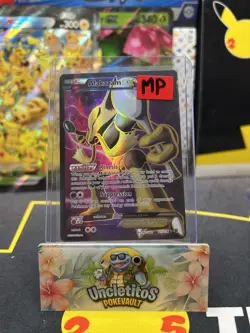 2016 Pokemon Alakazam EX Fates Collide 117/124 Holo Full Art Ultra Rare MP - Image 1