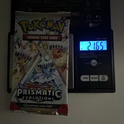 VERY HEAVY! 21.65g Prismatic Evolutions Pokemon TCG Booster Pack (SEALED)✅ - Image 1