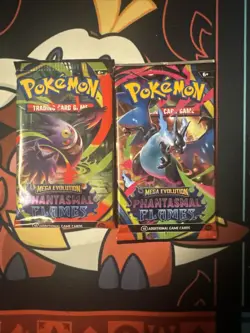 Pokemon Phantasmal Flames Booster Packs - FACTORY SEALED 2 Packs - Image 1