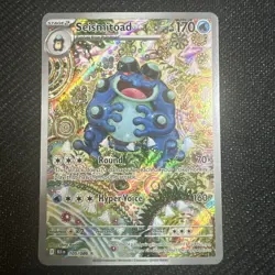 Pokemon TCG Seismitoad Illustration Rare Black Bolt 105/086 - Image 5