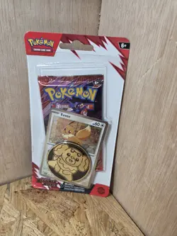Pokemon Destined Rivals EEVEE PROMO CHECKLANE Blister Pack - BOOSTER + PROMO NEW - Image 1
