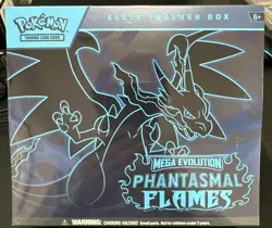 Pokemon TCG Mega Evolution Phantasmal Flames ETB Factory Sealed - Image 1