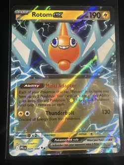 Rotom ex 029/094 Double Rare Phantasmal Flames Pokemon - Pack Fresh Near Mint NM - Image 1