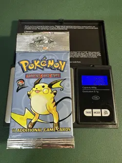 LIGHT WOTC Pokemon Base Set 2 Booster Packs Long Stem Packs Full Artwork Set - Image 3