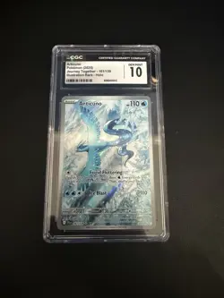 Pokemon TCG Articuno IR 161/159 Journey Together English CGC 10 Gem Mint S&V - Image 1
