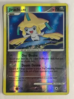 Pokemon TCG Legends Awakened Reverse Holographic Jirachi LV.42 31/146 HP - Image 1