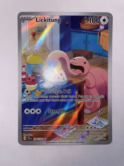 Lickitung 180/162 Pokemon TCG S&V Temporal Forces Illustration Rare English NM - Image 2