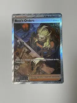 Boss's Orders 265/193 Paldea Evolved Special Illustration Rare Trainer Pokemon - Image 1