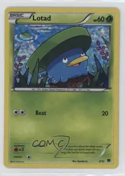 Lotad Pokemon McDonald's Collection 5 Happy Meal Promo #2 - Image 1