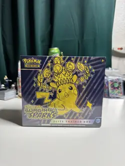 Pokemon TCG Surging Sparks Elite Trainer Box ETB NEW Sealed SHIPS FAST - Image 1