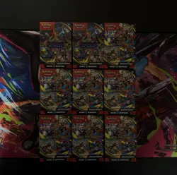 9x Booster Bundles Pokemon Tcg 7x Mega Evolution & 2x Phantasmal Flames Just Box - Image 1