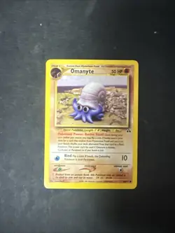 Omanyte 60/75 - Pokemon - Neo Discovery - Non Holo - Common - Image 1
